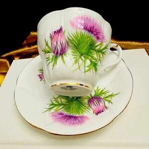 Vintage Royal Albert cup and saucer from the Wayside Collection